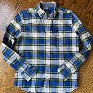 AE Outfitters ButtonFront Classic Blue/Green Plaid